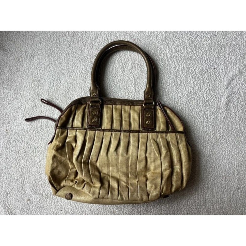 MZ Wallace Pleated Leather Shoulder Bag